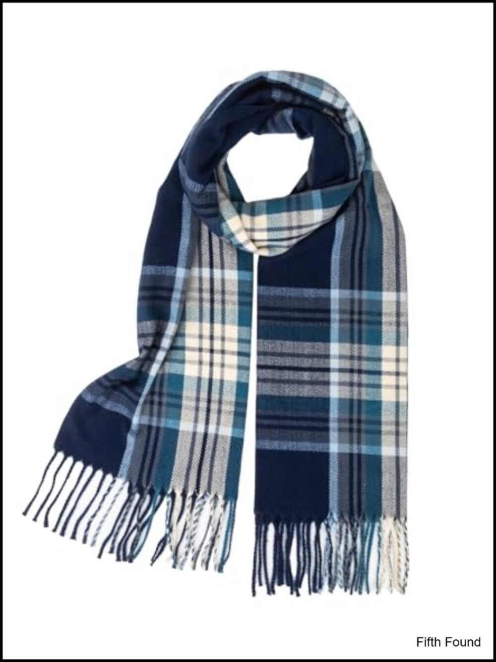 Oversized Plaid Winter Scarf Soft Warm Wrap Shawl 78.7x14.57